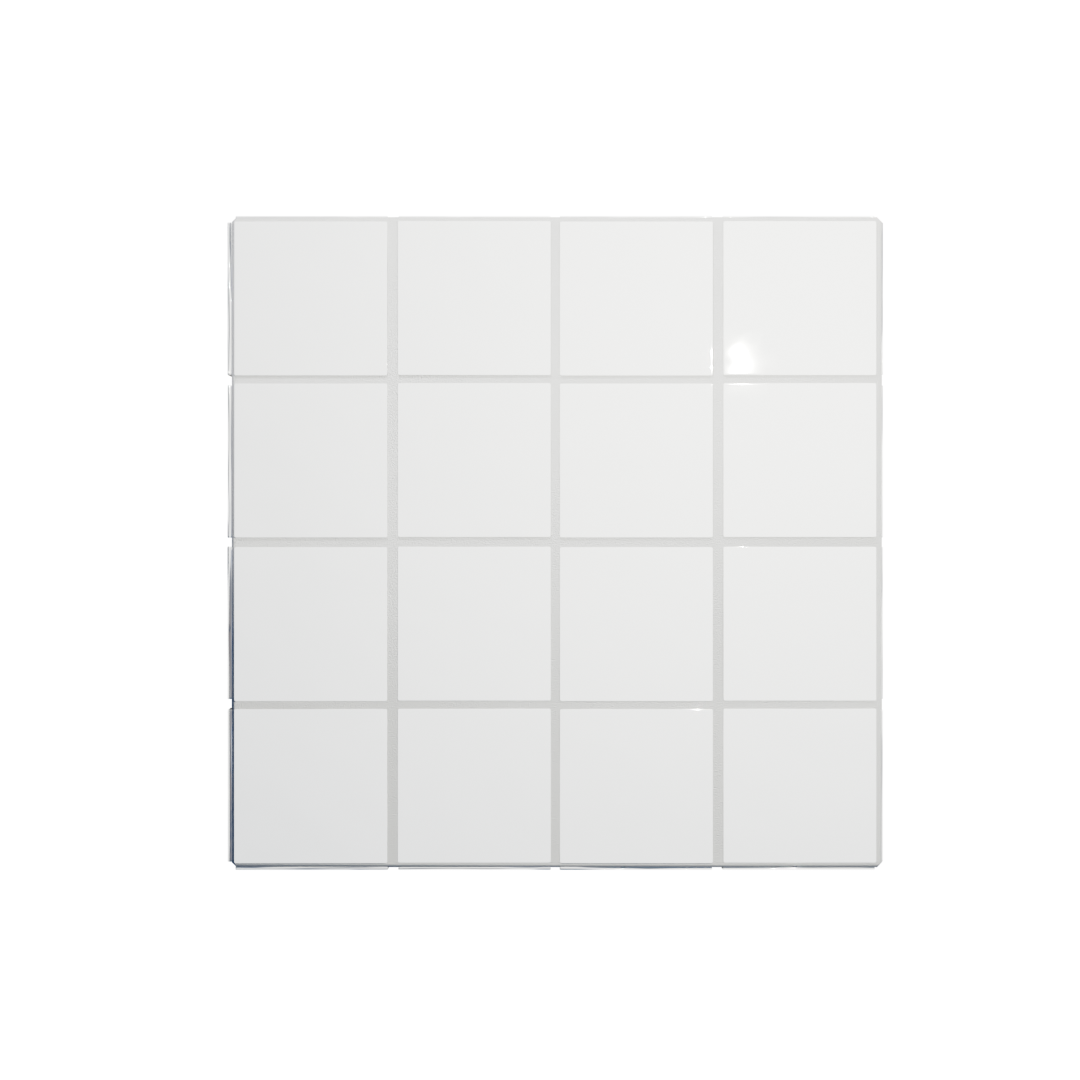 Cube Azulejo Blanco 40 cm