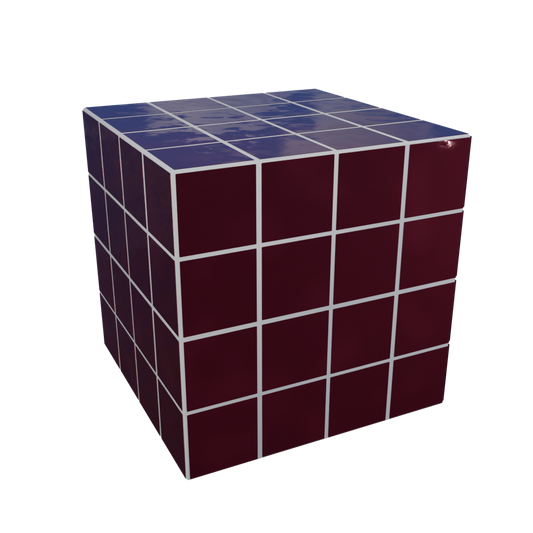 Cube Azulejo Beringela 40 cm