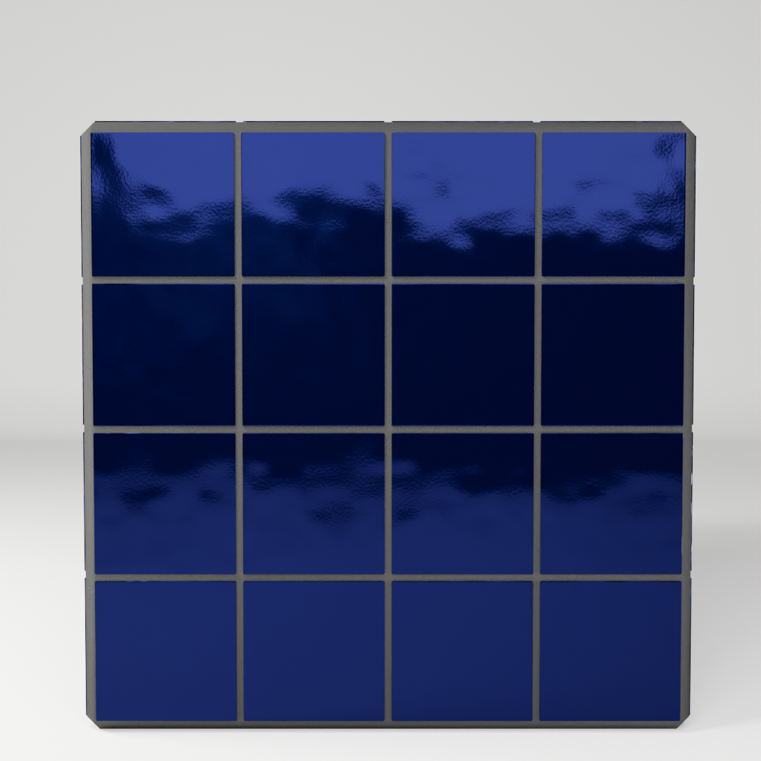 Cube Azulejo "Marinho"