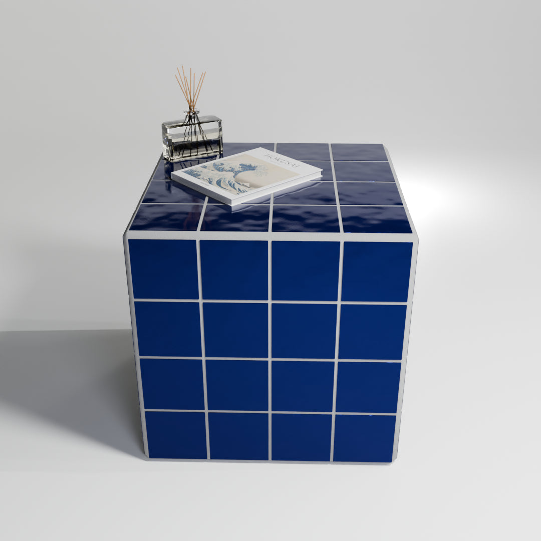 Cube Azulejo "Marinho"