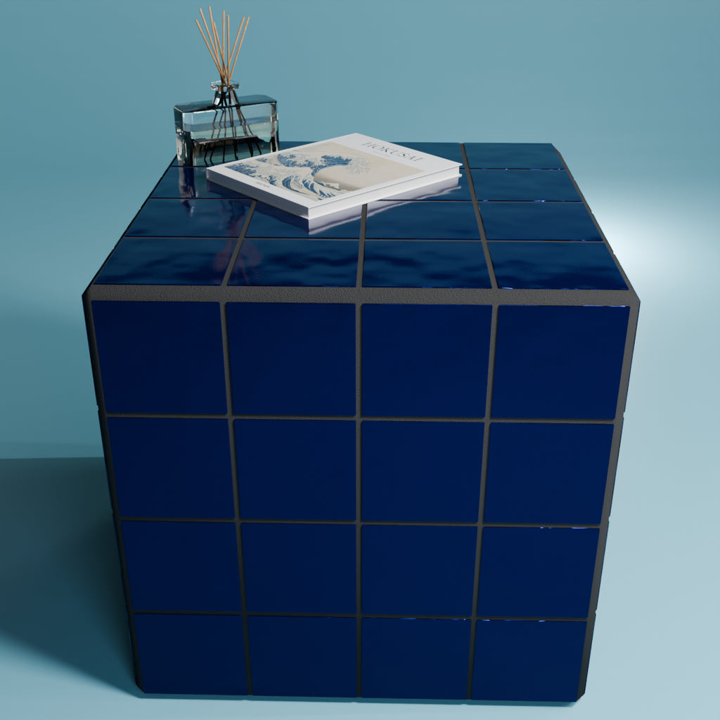 Cube Azulejo "Marinho"