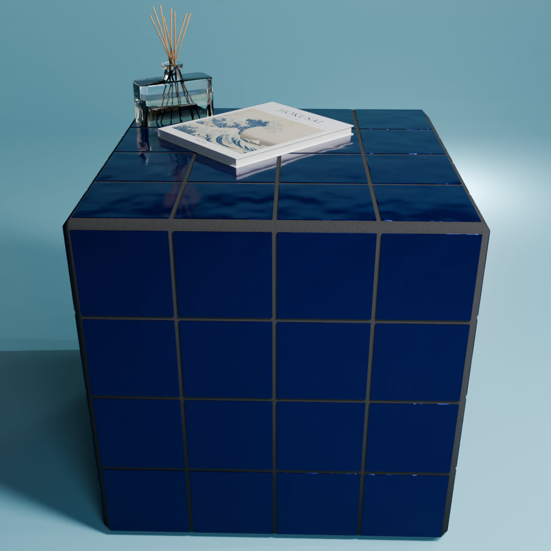 Cube Azulejo "Marinho"