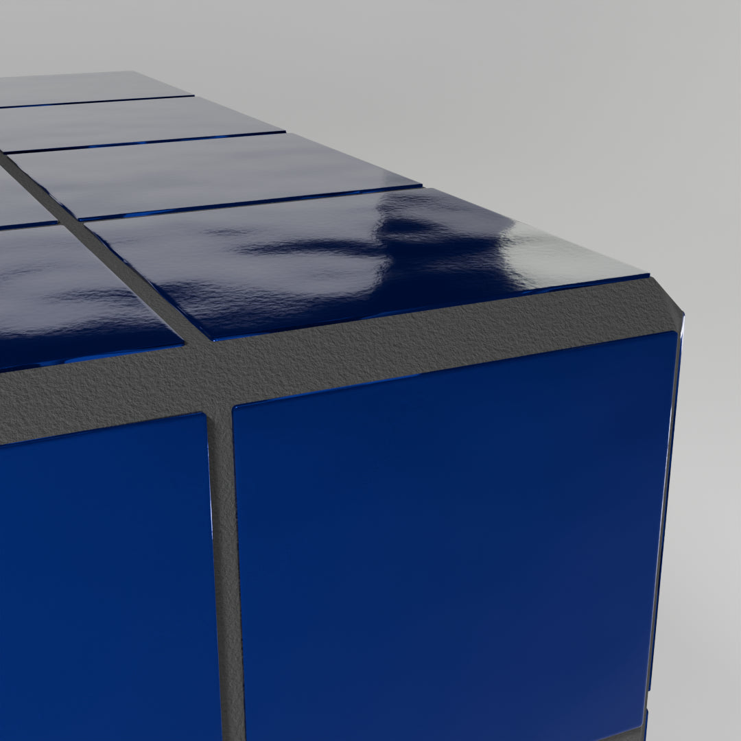 Cube Azulejo "Marinho"