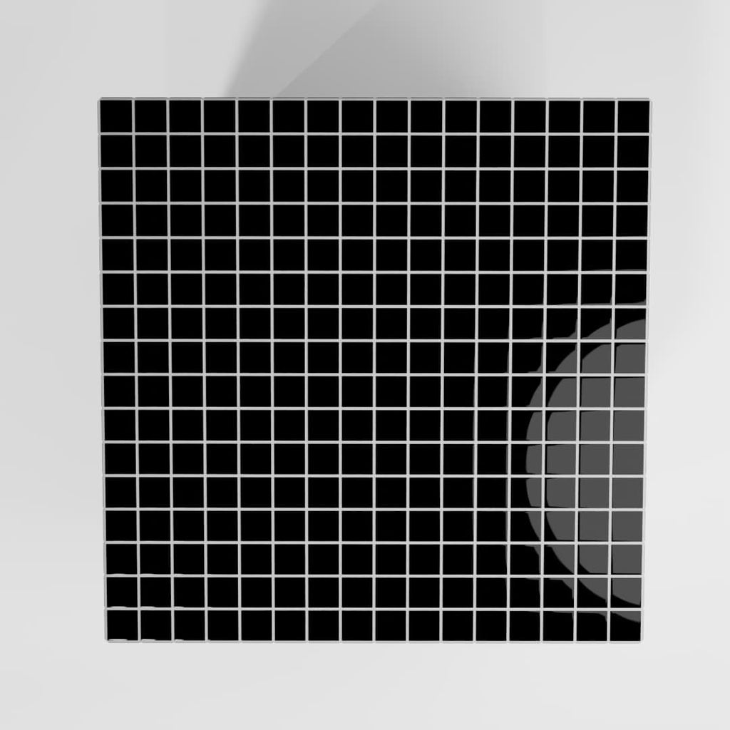 Mosaic Cube "Midnight Coal"