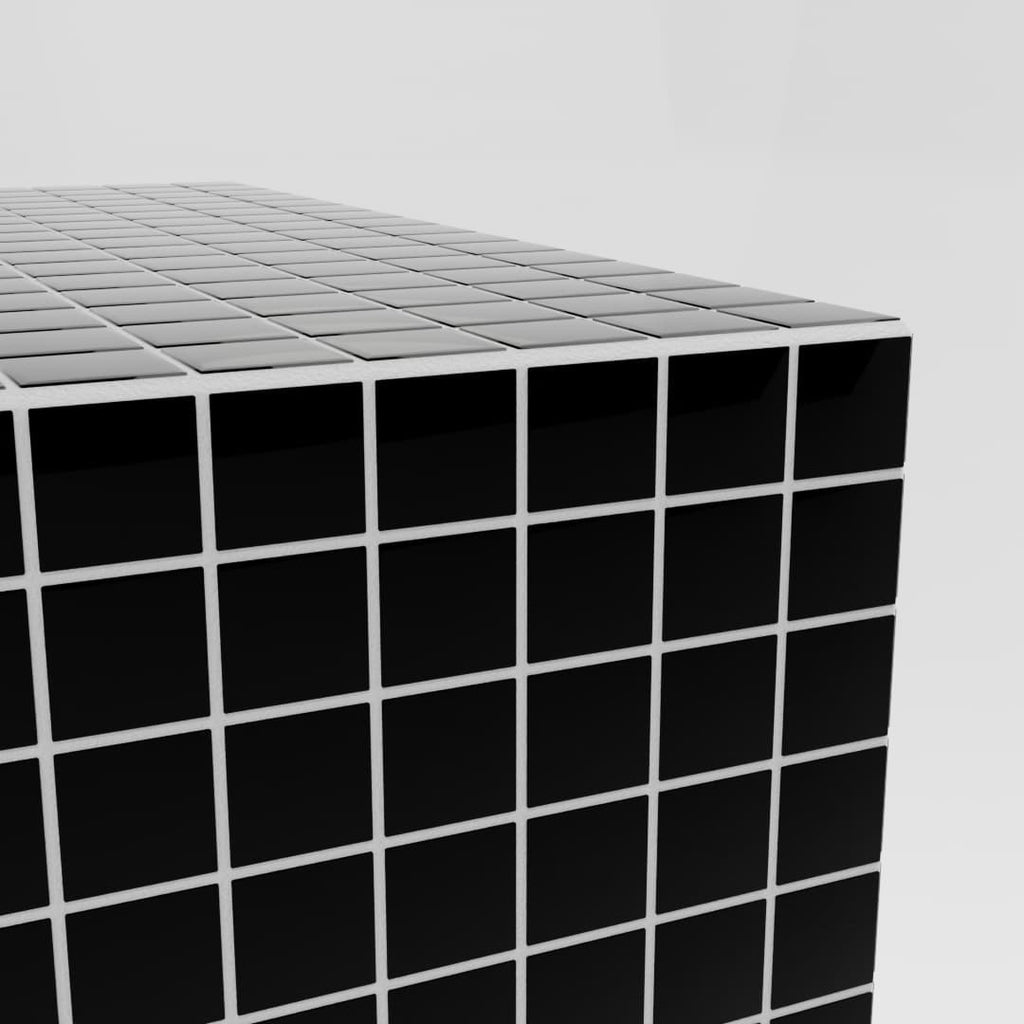 Mosaic Cube "Midnight Coal"