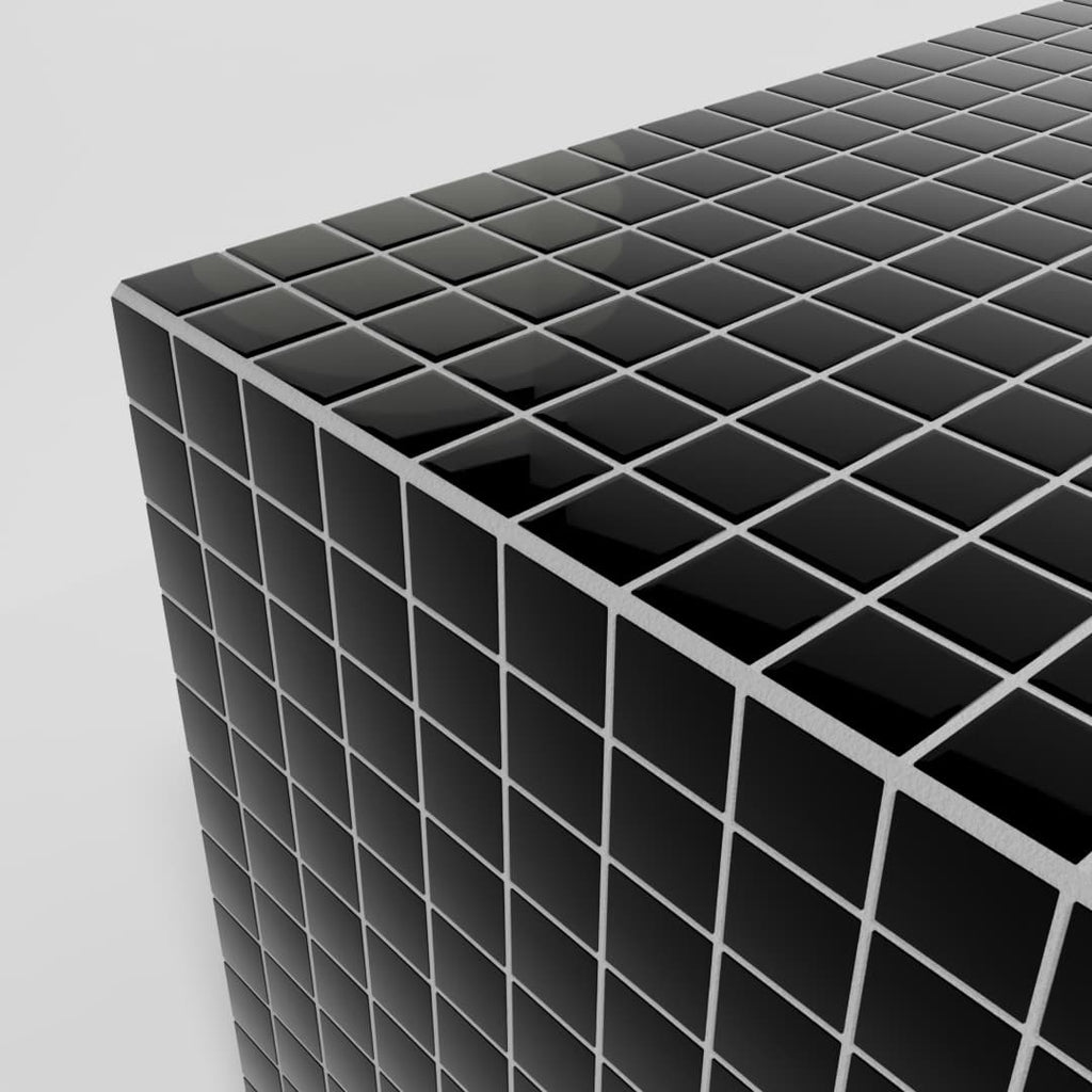 Mosaic Cube "Midnight Coal"