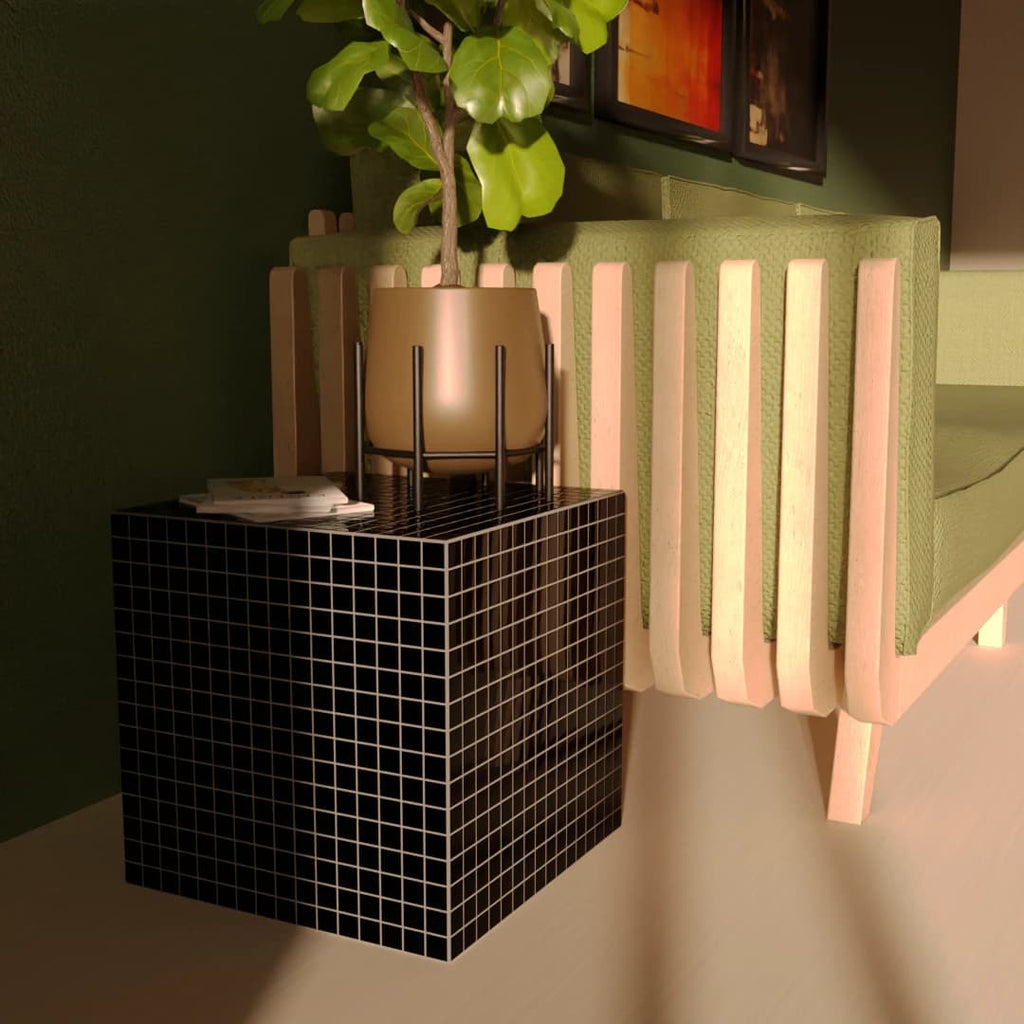 Mosaic Cube "Midnight Coal"