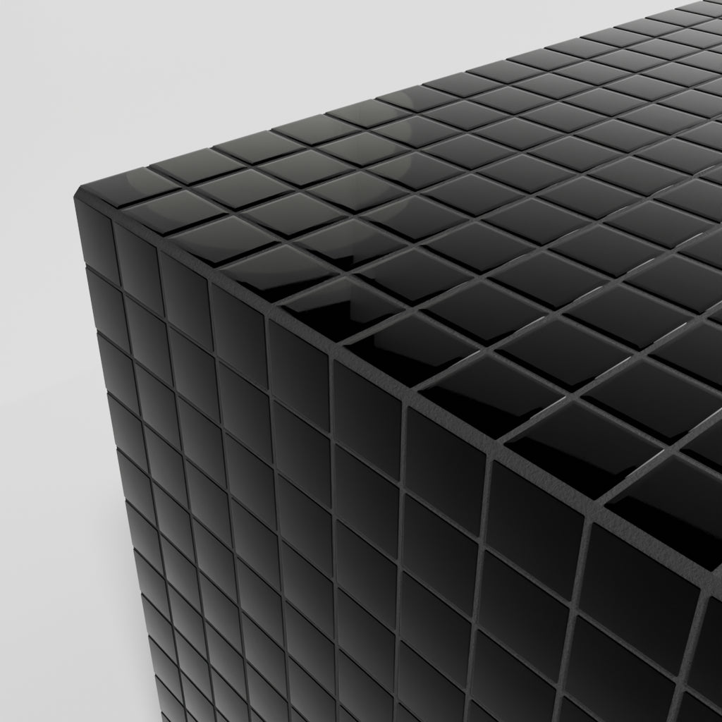 Mosaic Cube "Midnight Coal"