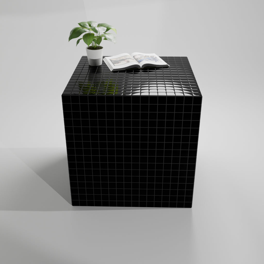 Mosaic Cube "Midnight Coal"