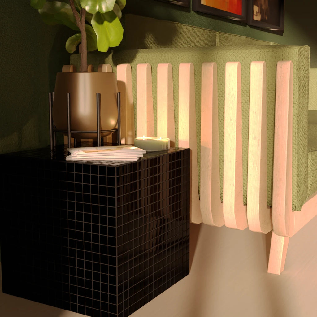 Mosaic Cube "Midnight Coal"