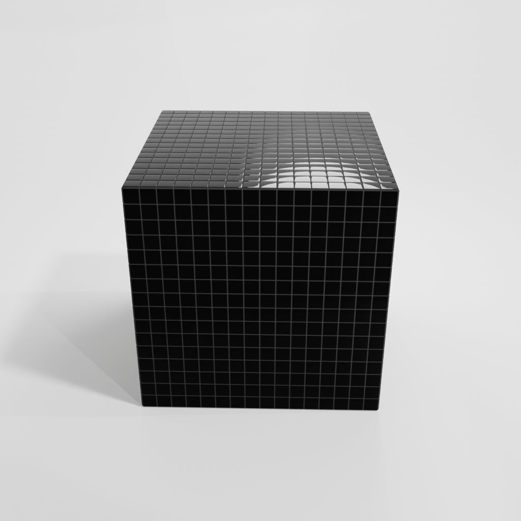 Mosaic Cube "Midnight Coal"