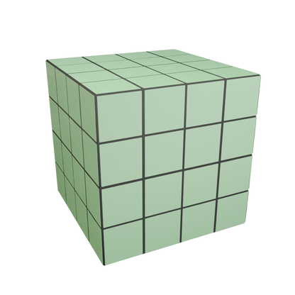 Cube Azulejo Mint 40 cm