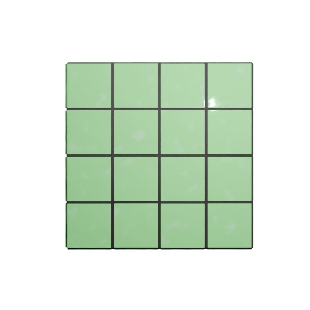 Cube Azulejo Mint 40 cm