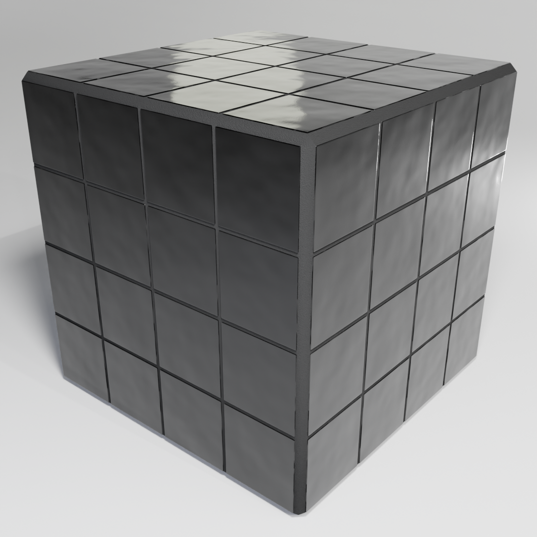 Cube Azulejo "Nero"