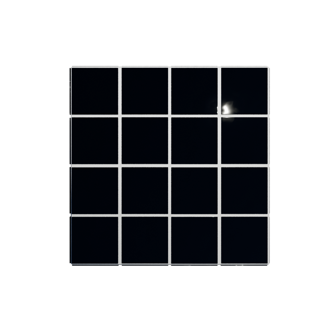 Cube Azulejo Nero 40 cm