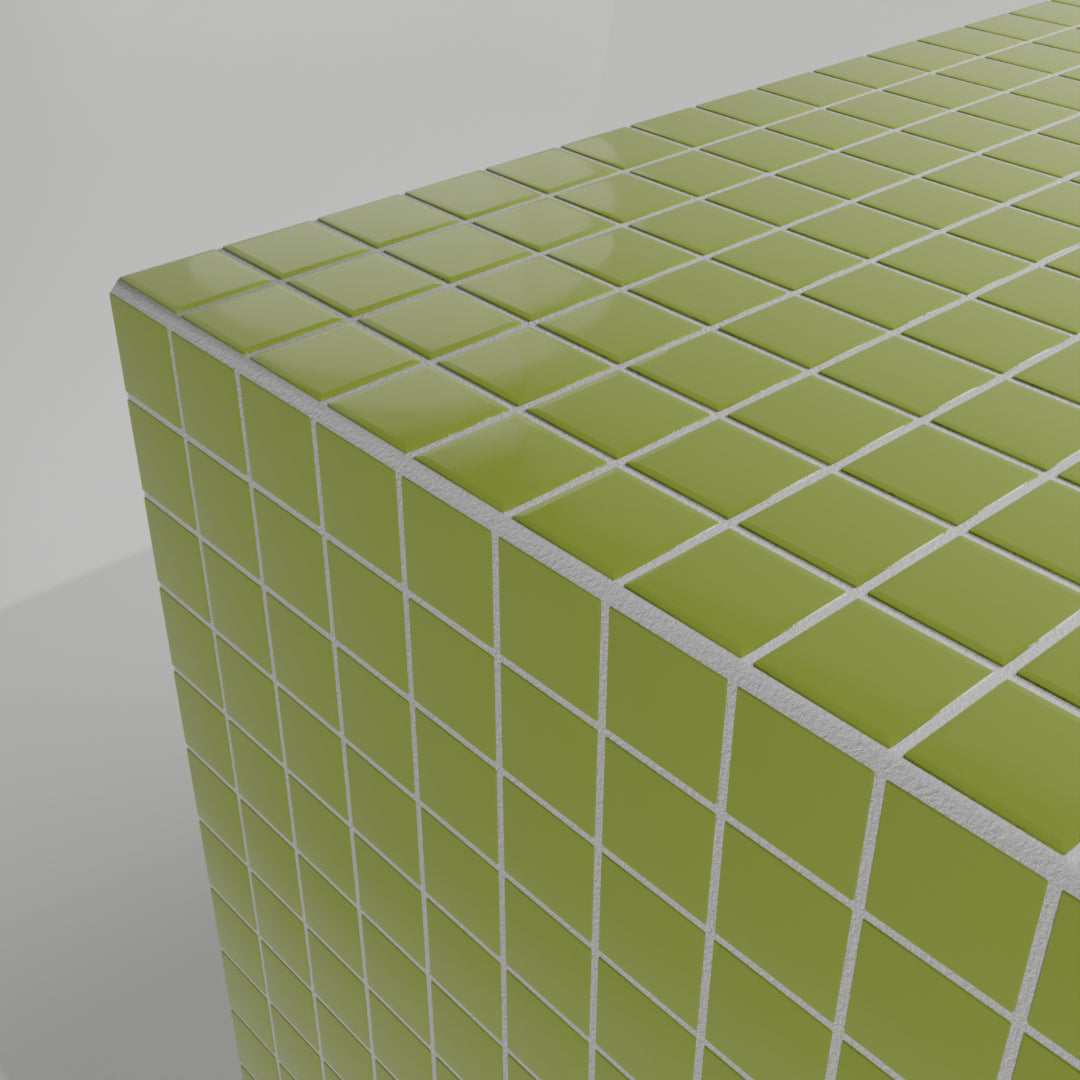 Mosaic Cube "Olive Sheen"