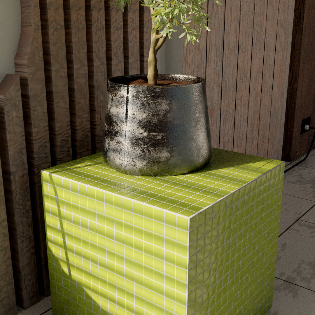 Mosaic Cube "Olive Sheen"