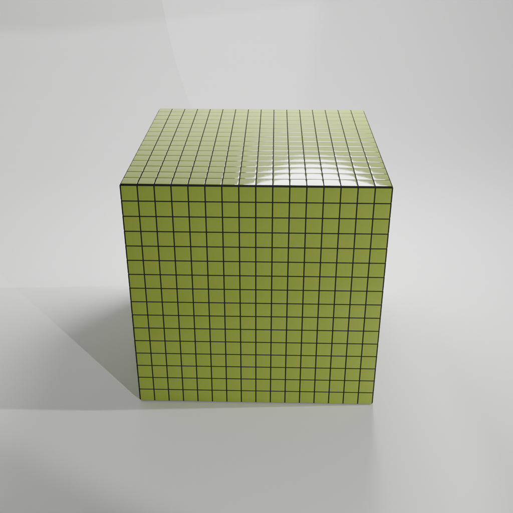Mosaic Cube "Olive Sheen"