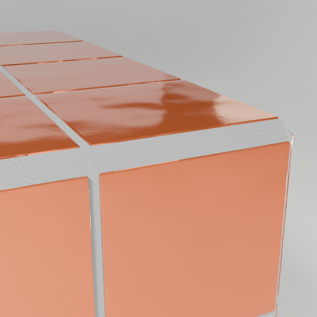 Cube Azulejo "Papaia"