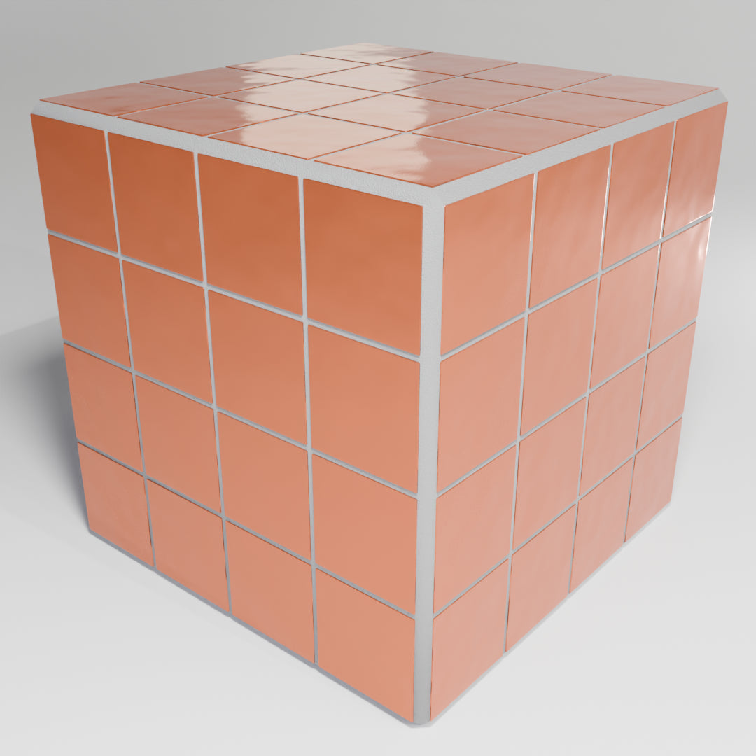 Cube Azulejo "Papaia"