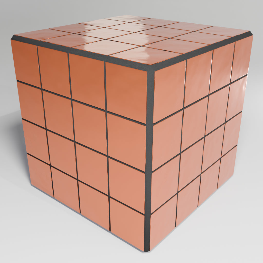 Cube Azulejo "Papaia"
