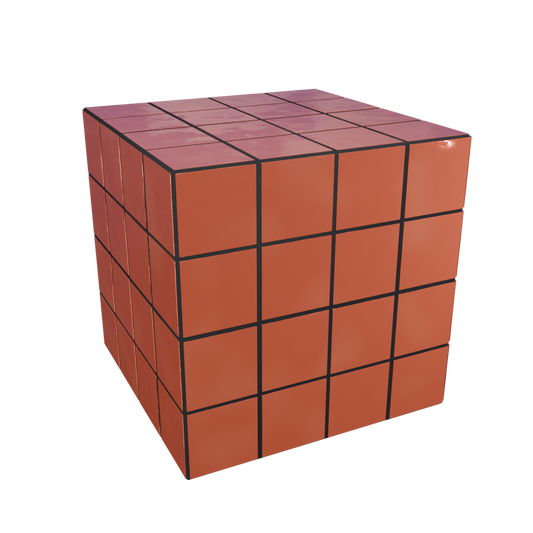Cube Azulejo Papaia 40 cm