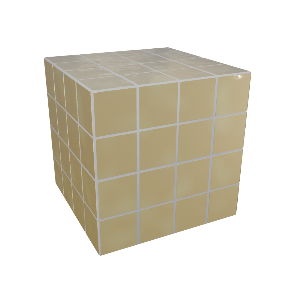 Cube Azulejo Papiro 40 cm