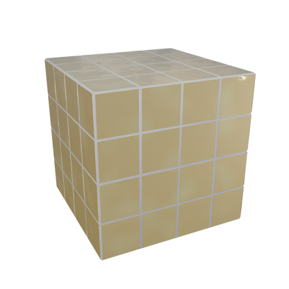 Cube Azulejo Papiro 40 cm