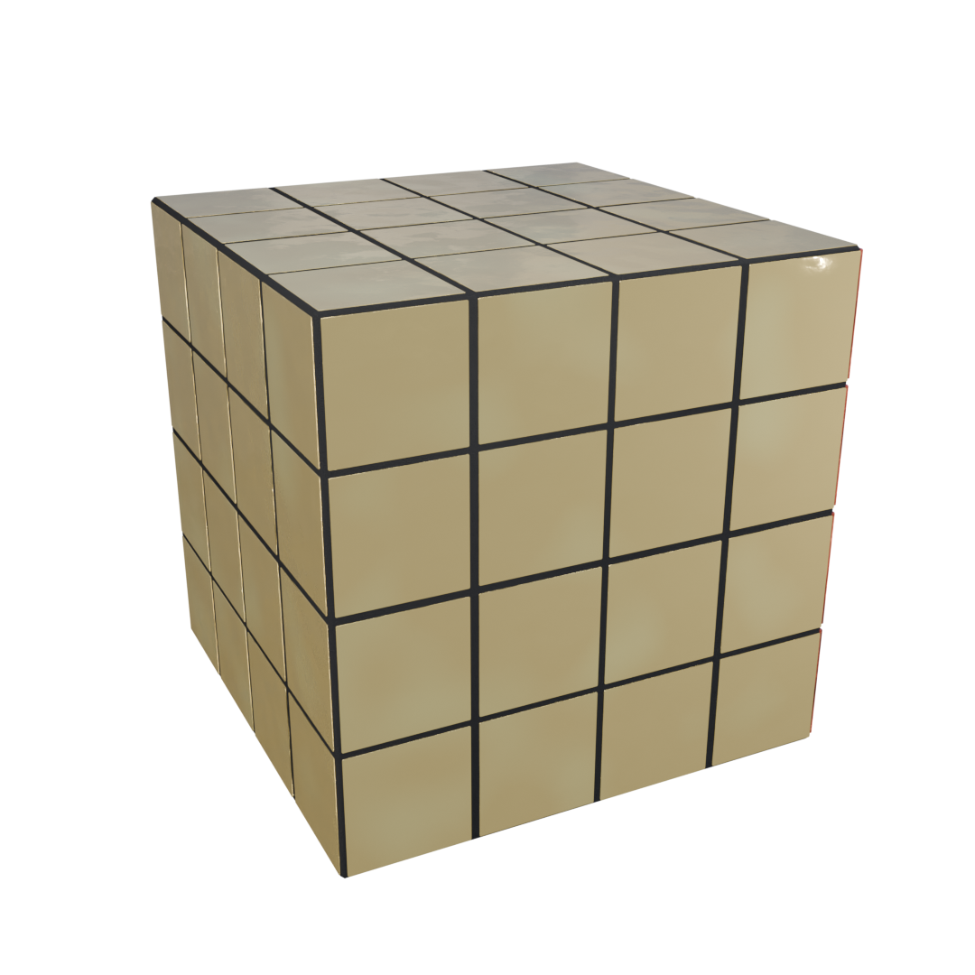Cube Azulejo Papiro 40 cm