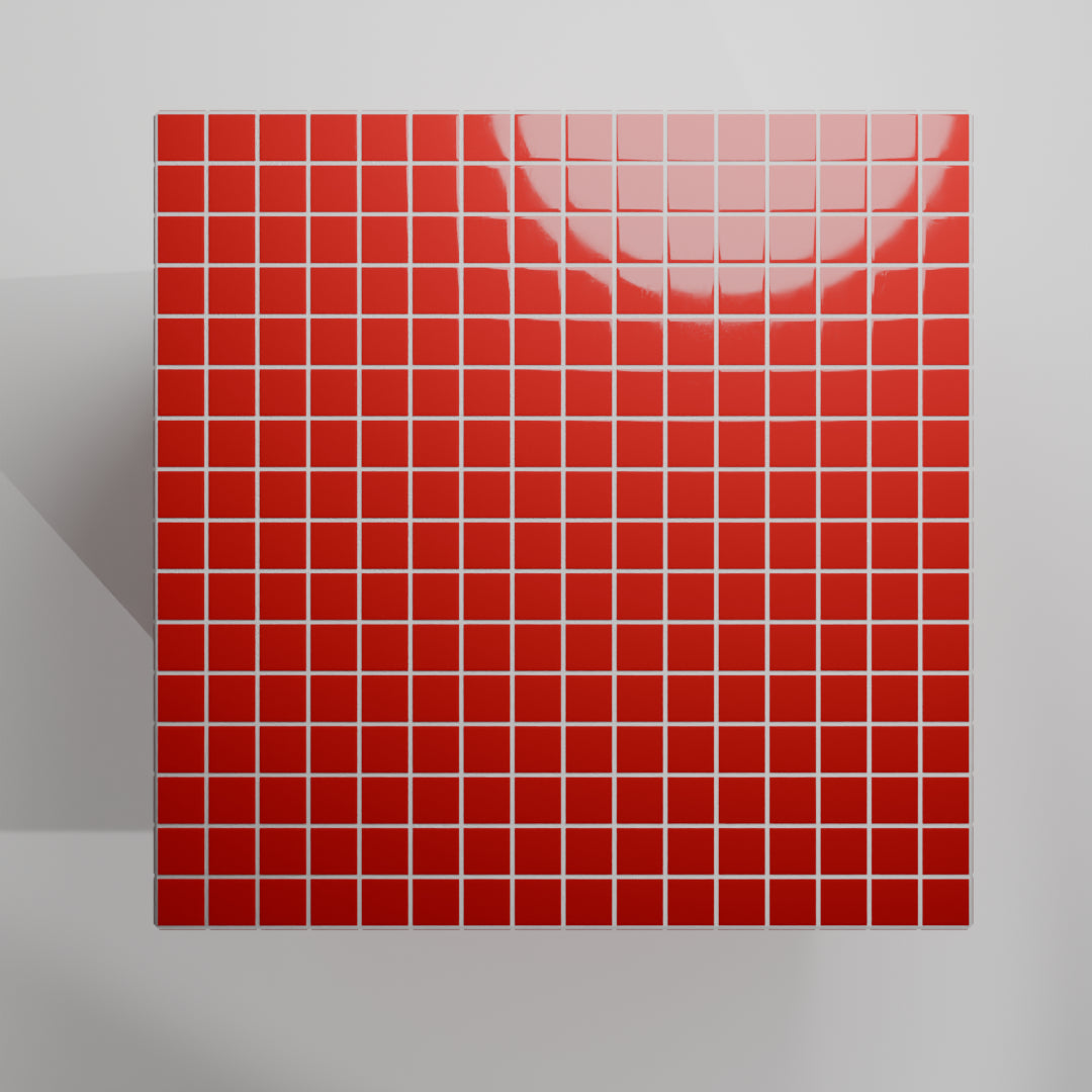 Mosaic Cube "Ruby Flame"