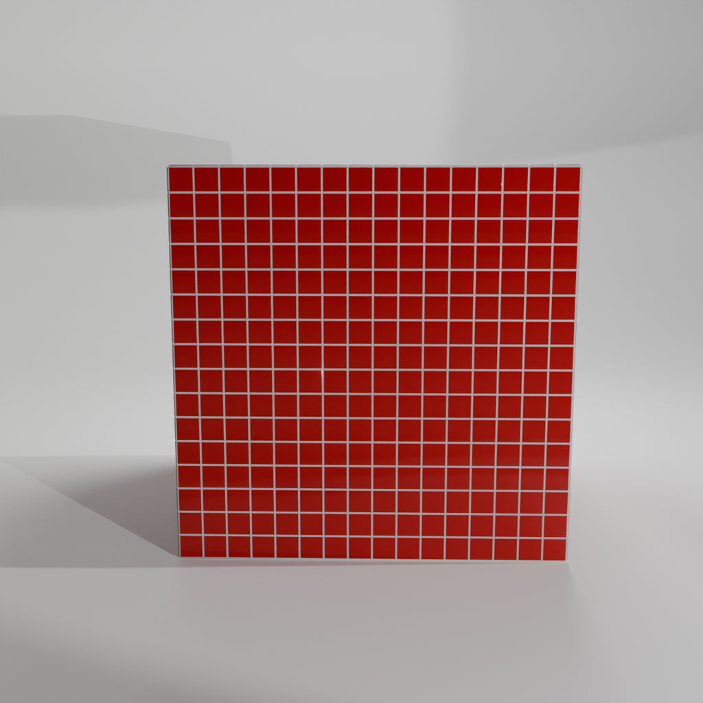 Mosaic Cube "Ruby Flame"