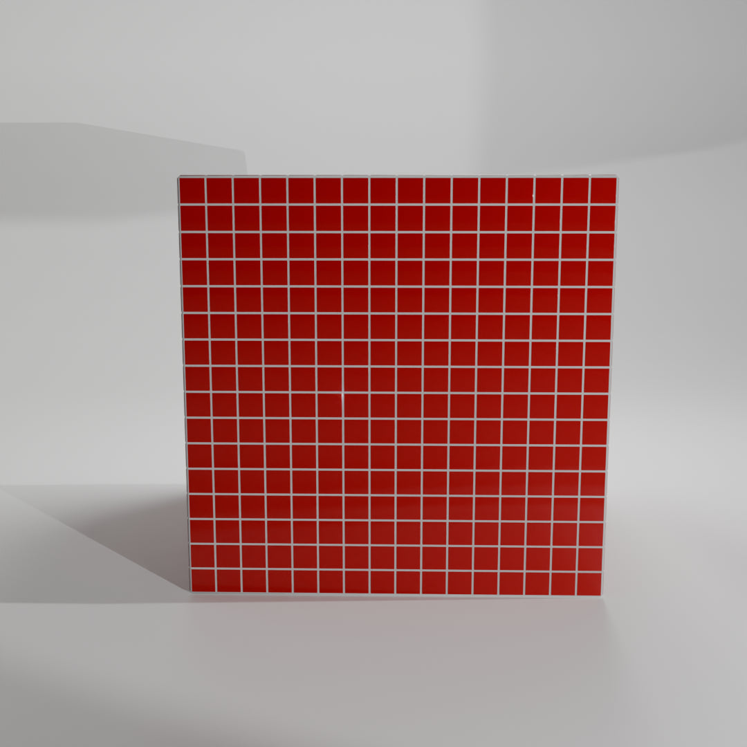 Mosaic Cube "Ruby Flame"