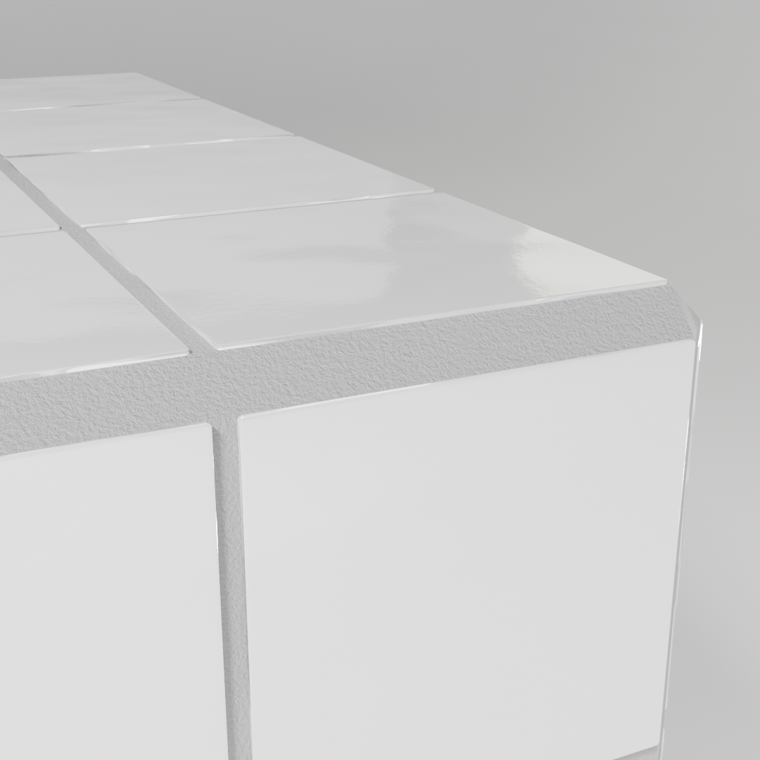 Cube Azulejo "Soft Pearl"