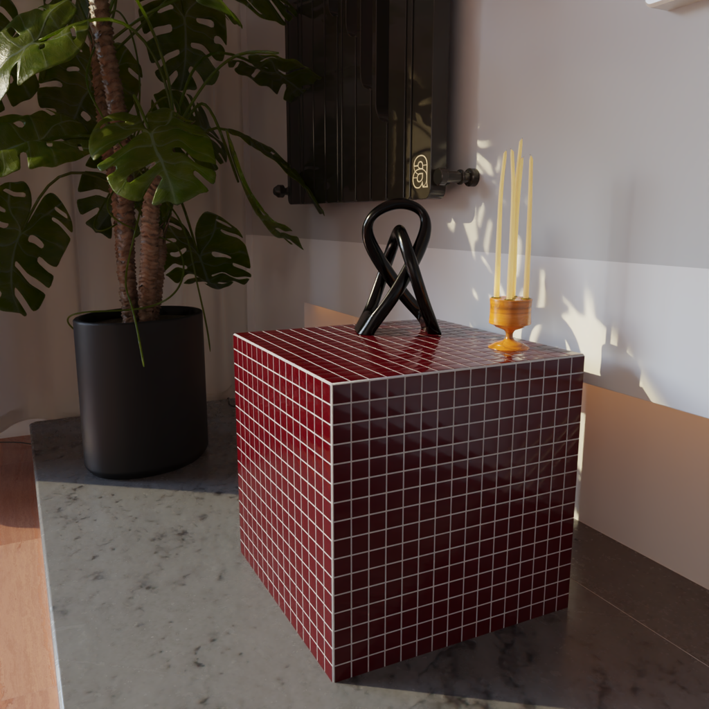 Mosaic Cube "Velvet Merlot"