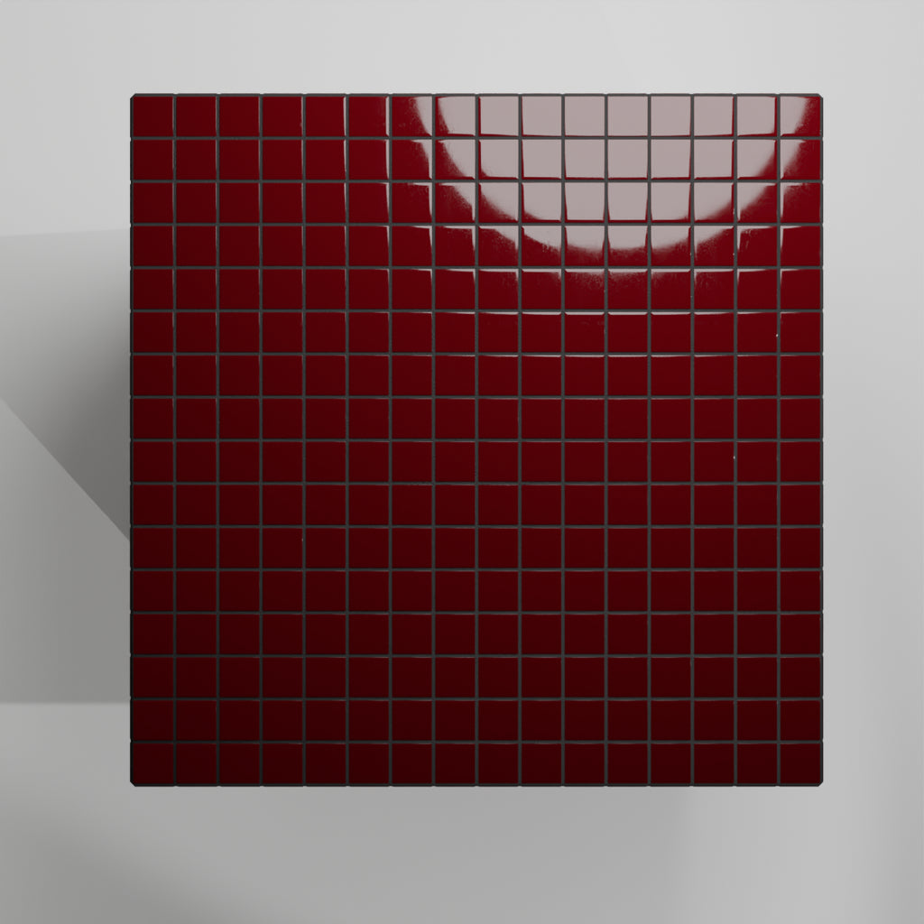 Mosaic Cube "Velvet Merlot"