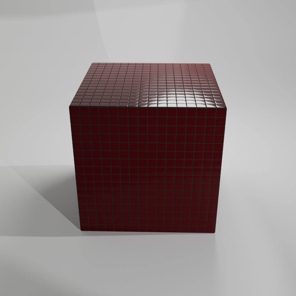 Mosaic Cube "Velvet Merlot"
