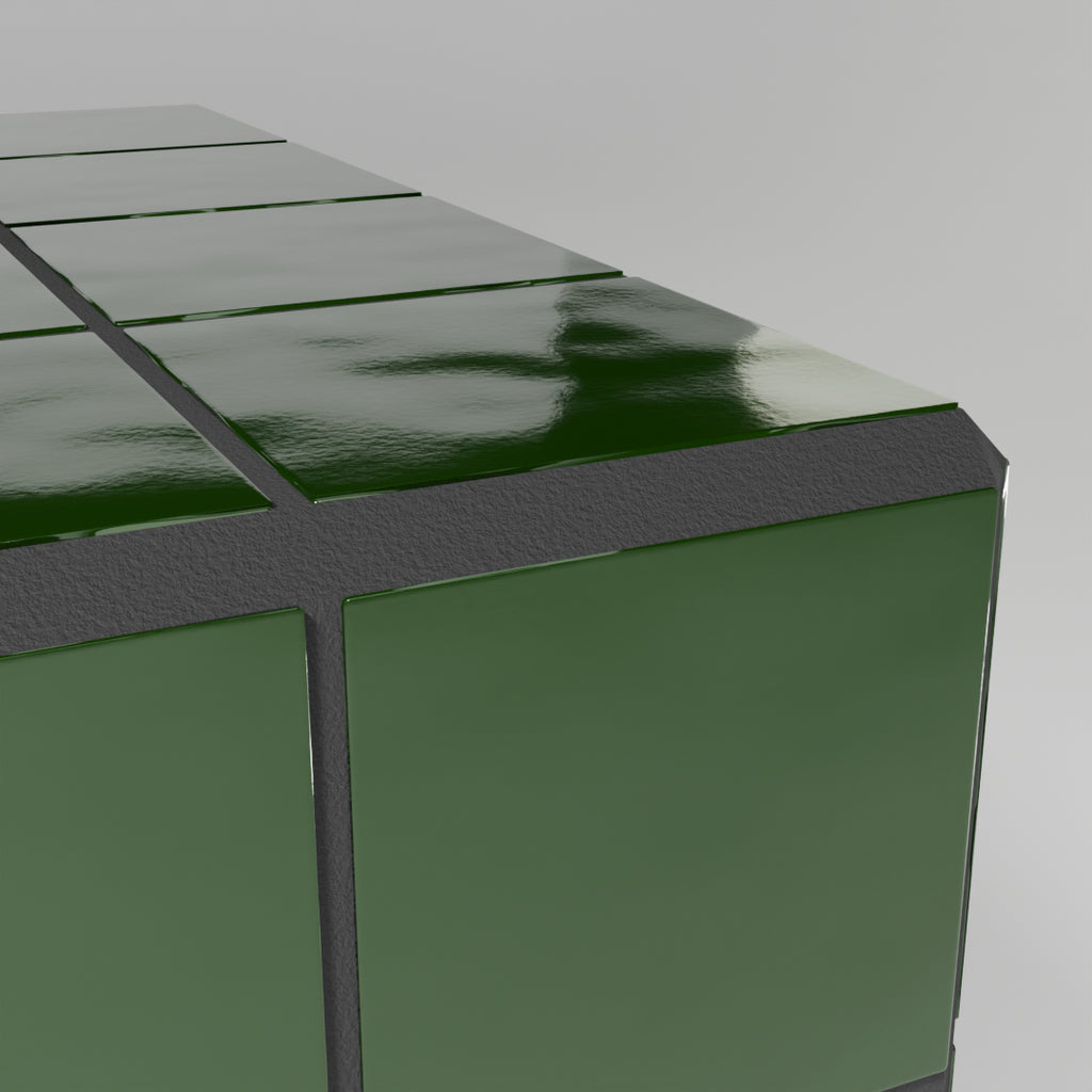 Cube Azulejo "Verde Garaffa"