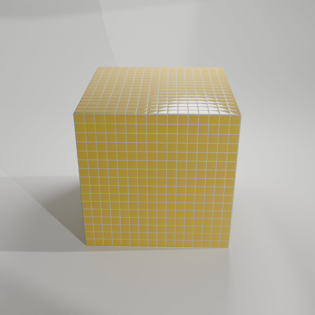 Mosaic Cube "Warm Saffron"