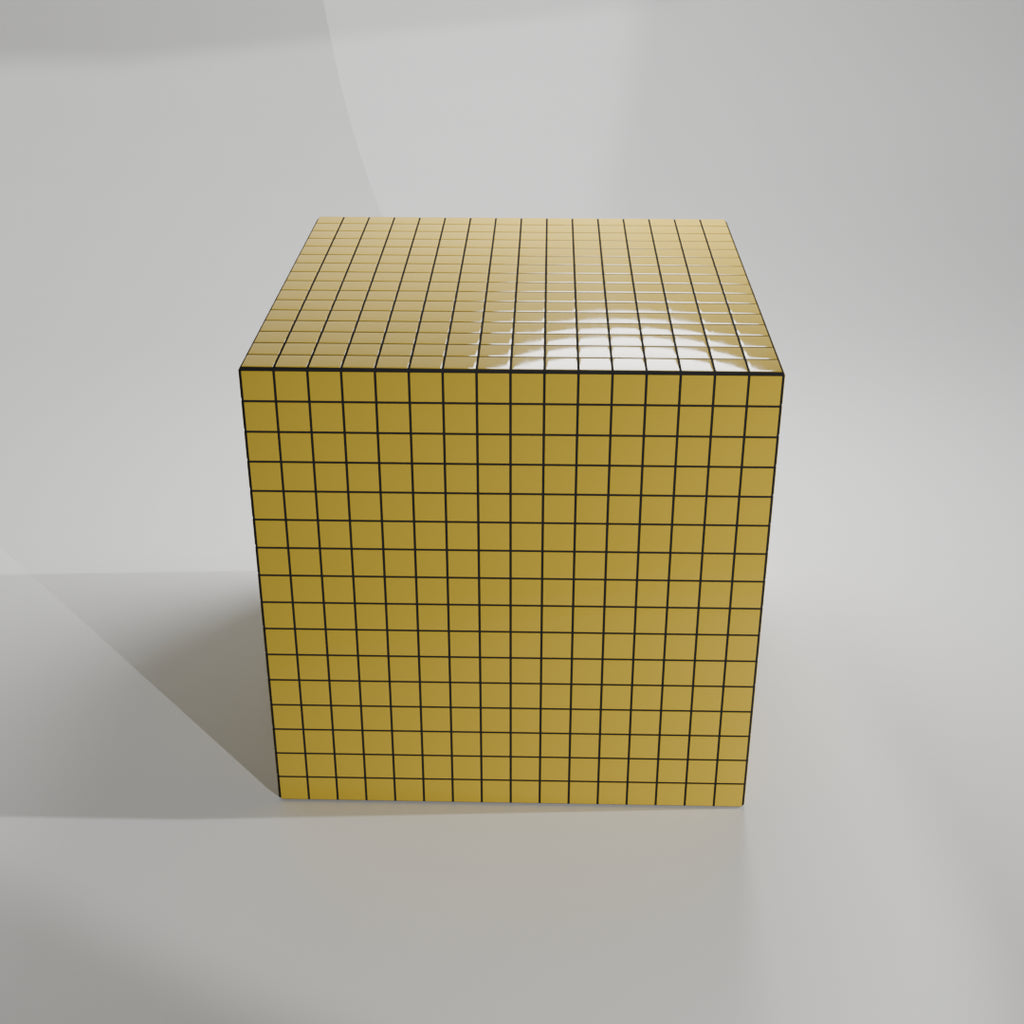 Mosaic Cube "Warm Saffron"