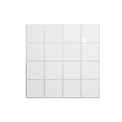 Cube Azulejo Blanco 40 cm