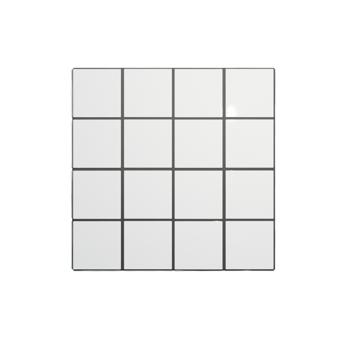 Cube Azulejo Blanco 40 cm