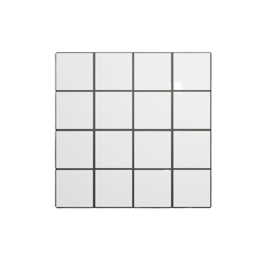 Cube Azulejo Blanco 40 cm
