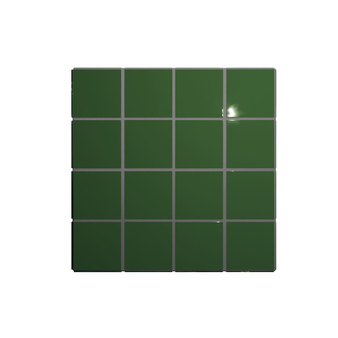 Cube Azulejo "Verde" 40 cm