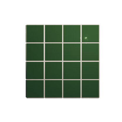 Cube Azulejo "Verde" 40 cm