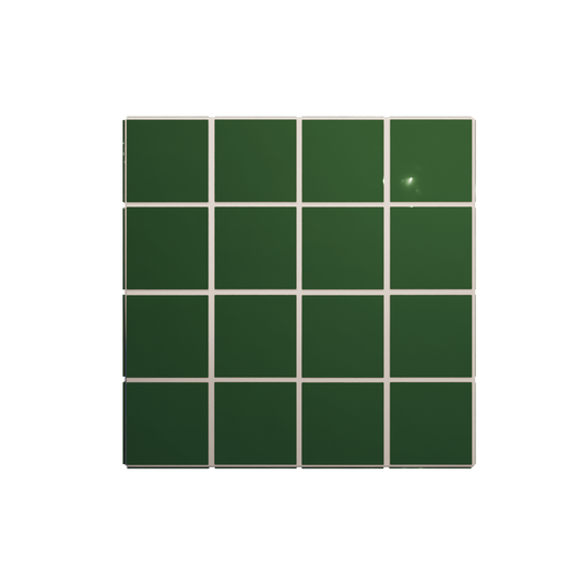 Cube Azulejo "Verde" 40 cm